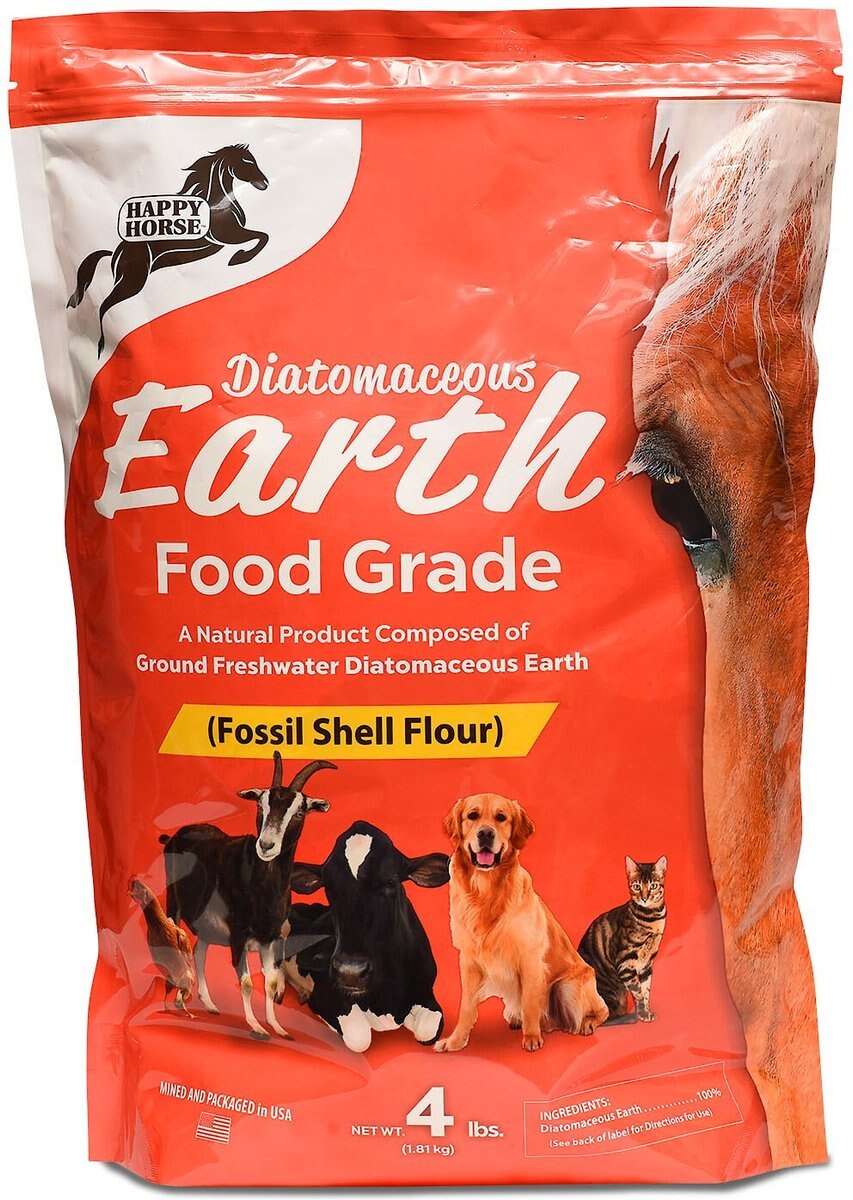 HAPPY HORSE Food Grade Diatomaceous Earth, 4lb bag