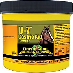 Finish Line U-7 Gastric Aid Powder Horse Supplement, 1.6-lb tub