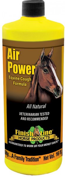 Finish Line Air Power Cough Relief Respiratory Liquid Horse Supplement, 16-oz bottle slide 1 of 3