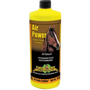 Finish Line Air Power Cough Relief Respiratory Liquid Horse Supplement, 16-oz bottle