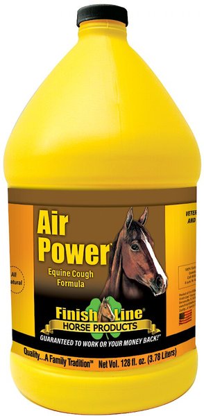 Finish Line Air Power Cough Relief Respiratory Liquid Horse Supplement, 128-oz bottle slide 1 of 1