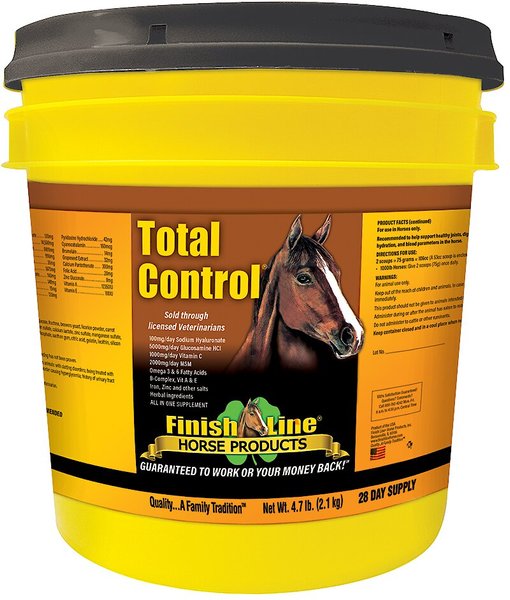 Finish Line Total Control All-In-One Comprehensive Powder Horse Supplement, 4.7-lb tub slide 1 of 1