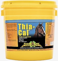 Finish Line Thia-Cal Liquid B1 Calming Powder Horse Supplement, 6.15-lb tub