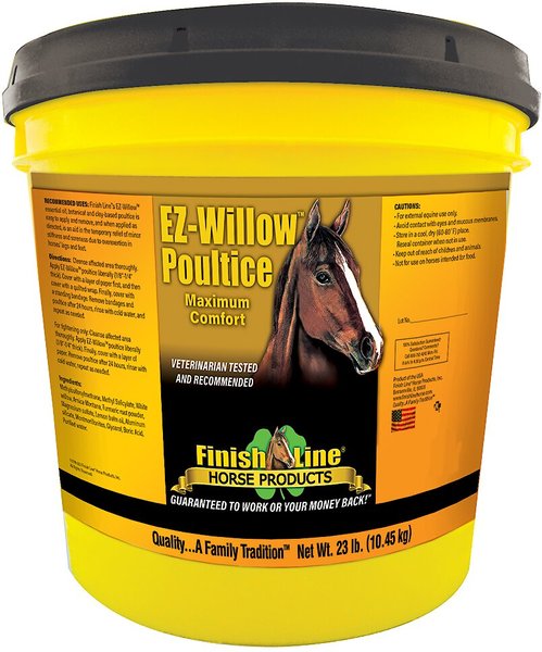 Finish Line EZ-Willow Sore Muscle & Joint Pain Relief Horse Poultice, 23-lb tub slide 1 of 1