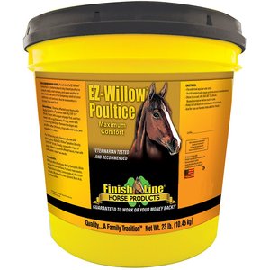 Finish Line EZ-Willow Sore Muscle & Joint Pain Relief Horse Poultice, 23-lb tub