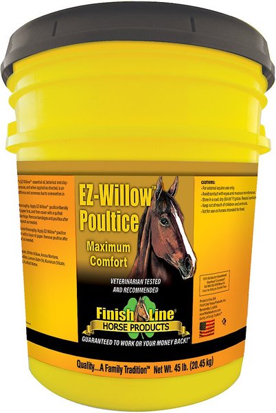 Finish Line EZ-Willow Sore Muscle & Joint Pain Relief Horse Poultice, 45-lb tub slide 1 of 1
