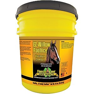Finish Line EZ-Willow Sore Muscle & Joint Pain Relief Horse Poultice, 45-lb tub