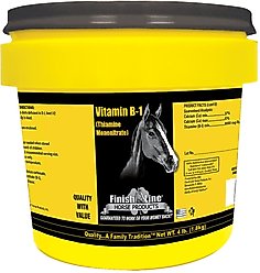 Finish Line Vitamin B1 Blend Muscle & Nerve Care Powder Horse Supplement, 4-lb tub