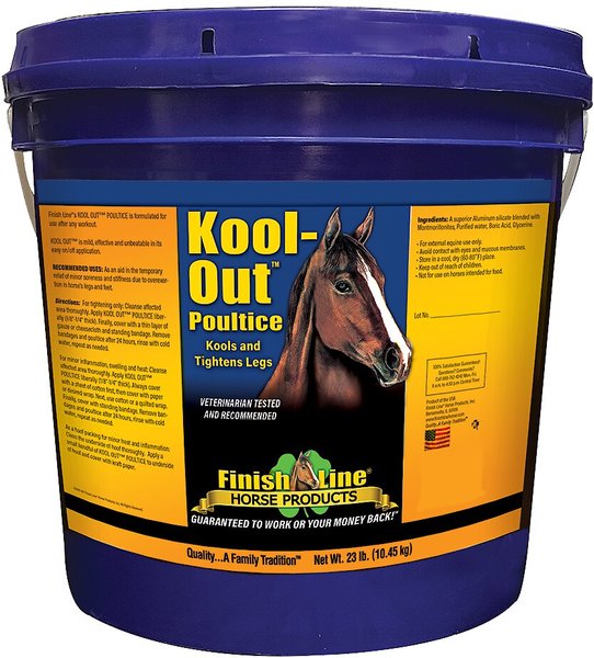 Finish Line Kool Out Sore Muscle & Joint Pain Relief Horse Poultice, 23-lb tub slide 1 of 1