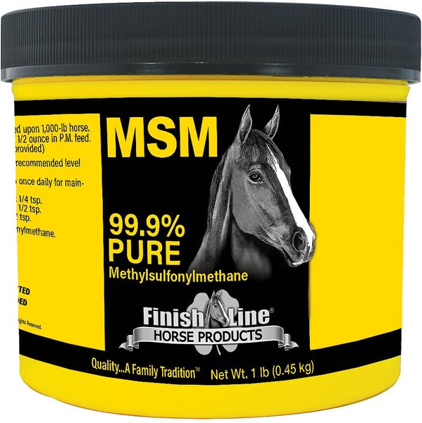 Finish Line MSM Joint Support Powder Horse Supplement, 1-lb tub slide 1 of 3