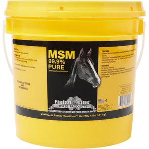 Finish Line MSM Joint Support Powder Horse Supplement, 4-lb tub