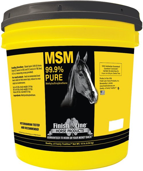 Finish Line MSM Joint Support Powder Horse Supplement, 10-lb tub slide 1 of 1