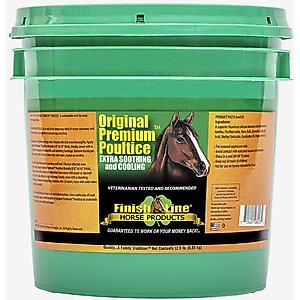 Finish Line Original Premium Sore Muscle & Joint Pain Relief Horse Poultice, 12.9-lb tub