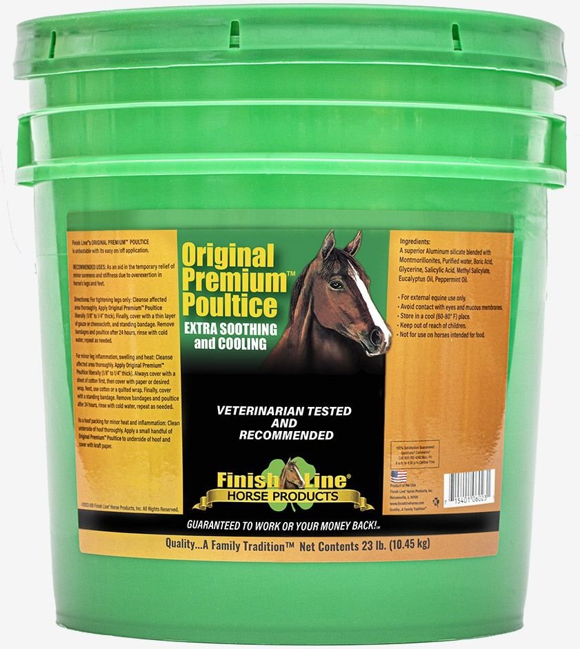Finish Line Original Premium Sore Muscle & Joint Pain Relief Horse Poultice