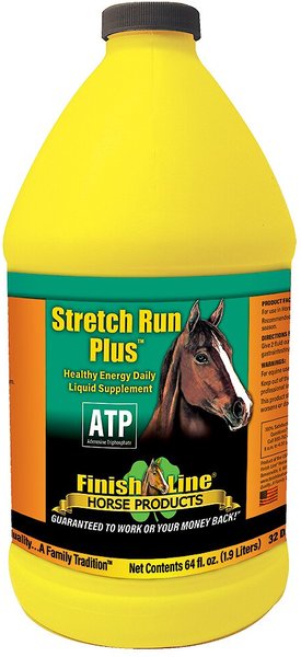 Finish Line Stretch Run Plus Endurance & Recovery Liquid Horse Supplement, 64-oz bottle slide 1 of 1