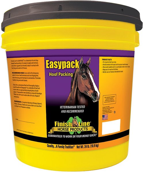 Discontinued - FINISH LINE Easypack Horse Hoof Packing, 24-lb tub ...