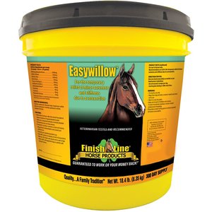Finish Line Easywillow Soreness & Stiffness Powder Horse Supplement, 18-lb tub