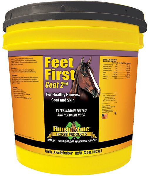 Finish Line Feet First Skin, Coat & Hoof Care Powder Horse Supplement, 22.5-lb tub slide 1 of 1
