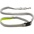 FurHaven Easy-Tether Reflective Bungee Dog Leash, Solid Silver, 6.67-ft long