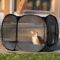 FurHaven Soft-sided Dog & Cat Playpen, Gray, Small