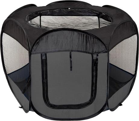 Show full view: FurHaven Soft-Sided Dog & Cat Playpen, Gray, Small slide 4 of 10