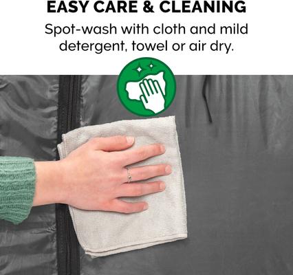 Show full view: FurHaven Soft-Sided Dog & Cat Playpen, Gray, Small slide 7 of 10