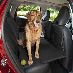 FurHaven Deluxe Pet Barrier & Seat Protector with Carry Bag, Black