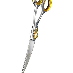 Sharf Gold Touch Curved Pet Grooming Shear, 6.5-in