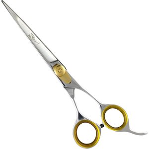 Sharf Gold Touch 7.5" Straight & 7.5" Curved Scissors Pet Grooming Shear Kit