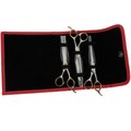 Sharf Gold Touch 7.5" Straight, 6.5" Thinning & 7.5" Curved Scissors Pet Grooming Shear Kit