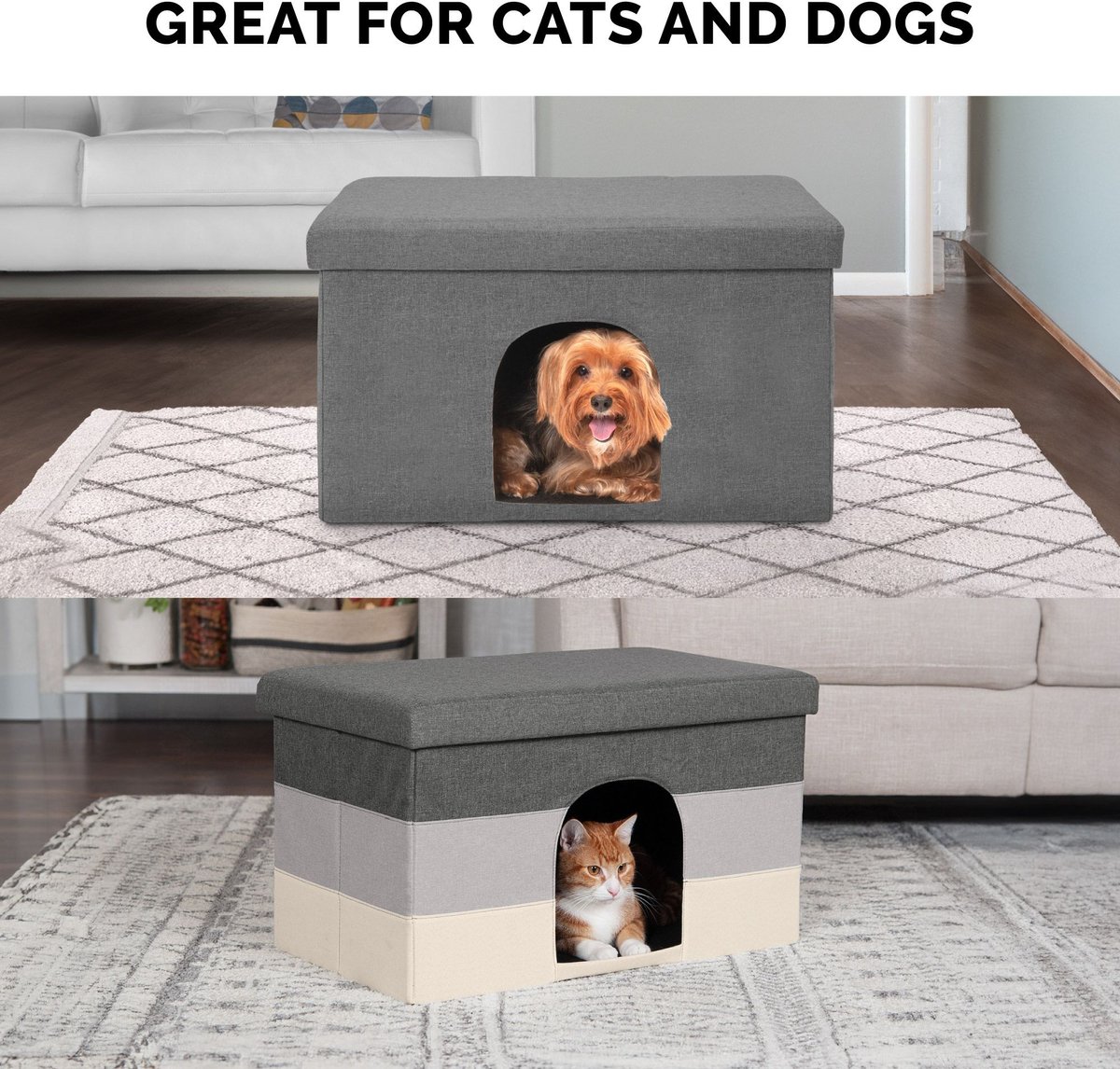 Large 2025 dog ottoman