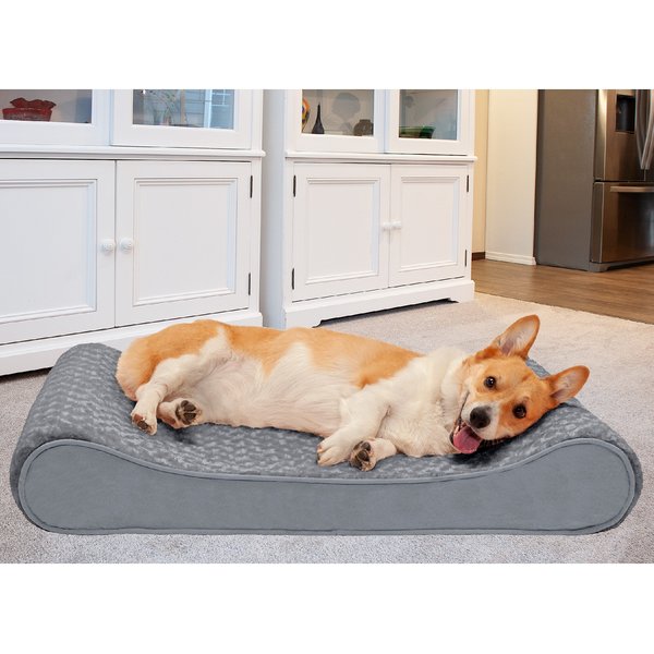 FURHAVEN Ultra Plush Luxe Lounger Orthopedic Cat & Dog Bed with