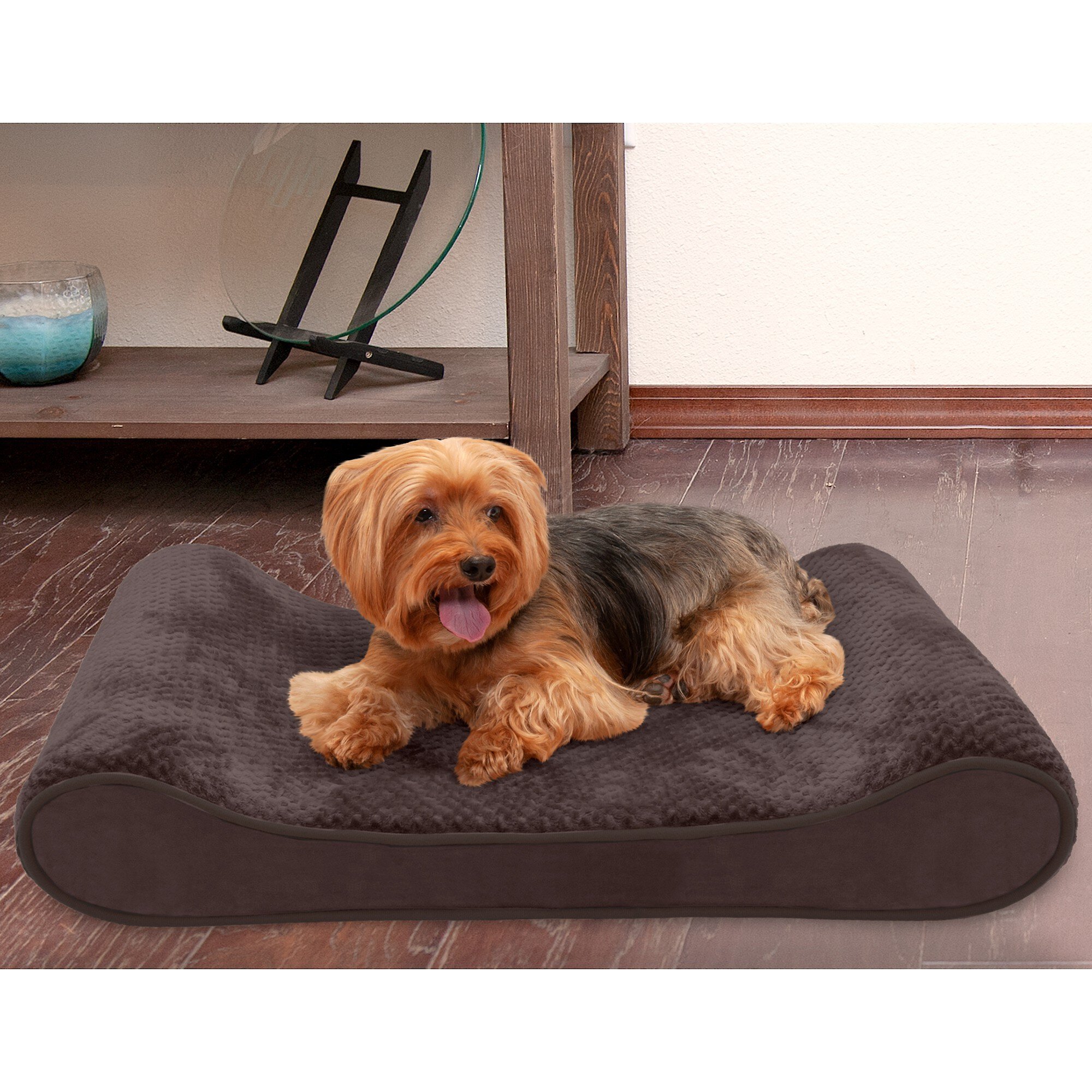 FURHAVEN Minky Plush Luxe Lounger Memory Foam Dog Bed with Removable Cover Customer Questions