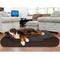 Show in main carousel: FurHaven Ultra Plush Luxe Lounger Cooling Gel Dog Bed with Removable Cover, Chocolate, Giant slide 1 of 10