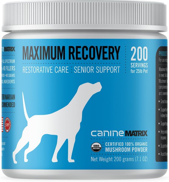 Canine Matrix Maximum Recovery Restorative Care Senior Support Dog Supplement, 7.1-oz tub slide 1 of 4