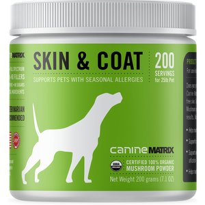 Canine Matrix Skin & Coat Seasonal Allergies Dog Supplement, 7.1-oz tub