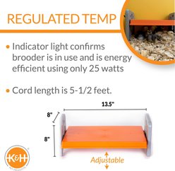 K&H Pet Products Thermo-Poultry Heated Chicken Brooder slide 2 of 9