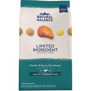 Natural Balance Limited Ingredient Chicken & Brown Rice Recipe Dry Dog Food, 12-lb bag