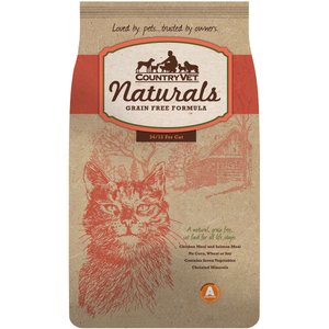 Country Vet Naturals 34-15 Grain-Free Cat Food, 1-lb bag
