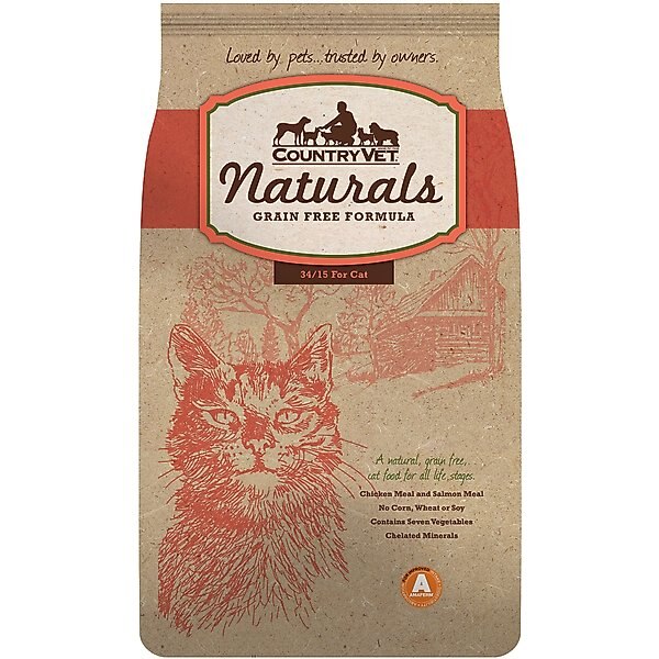 COUNTRY VET NATURALS 3415 GrainFree Cat Food, 1lb bag