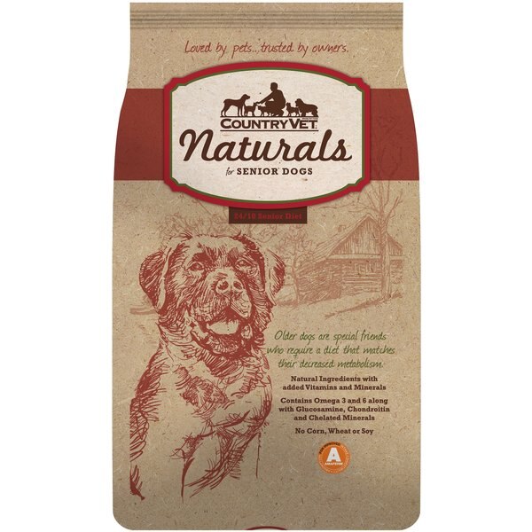 COUNTRY VET NATURALS 24-10 Senior Dog Food, 35-lb bag - Chewy.com