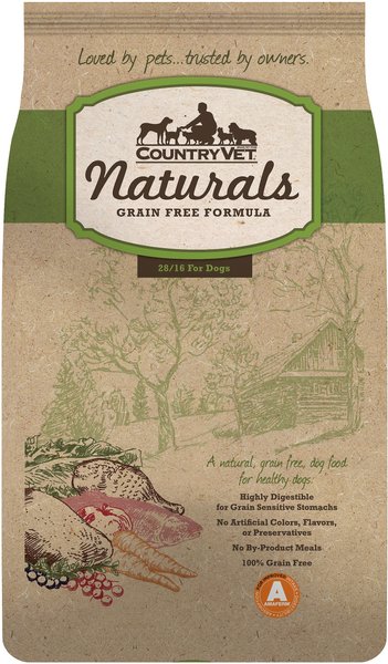 Country Vet Naturals 28-16 Grain-Free Dog Food, 5-lb bag slide 1 of 5