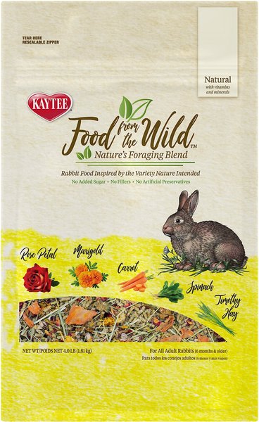 Kaytee Food From the Wild Rabbit Food, 4-lb bag slide 1 of 11