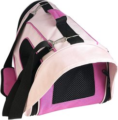 Pet Magasin Soft-Sided Airline-Approved Dog & Cat Carrier Bag, Pink
