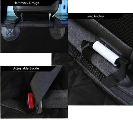 Show full view: Pet Magasin Luxury Hammock Style Car Seat Cover, Black slide 2 of 5