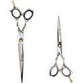 Pet Magasin Professional Dog Grooming Scissors Set, 6-in & 7.5-in, 2 pack