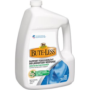 Absorbine Bute-Less Comfort & Recovery Solution Horse Supplement, 128-oz bottle