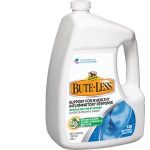 Absorbine Bute-Less Comfort & Recovery Cherry Flavor Solution Horse Supplement, 128-oz bottle
