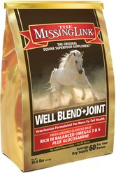 The Missing Link Well Blend + Joint Powder Horse Supplement, 10.6-lb bag