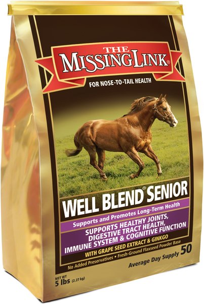 The Missing Link Well Blend Senior Powder Horse Supplement, 5-lb bag slide 1 of 1